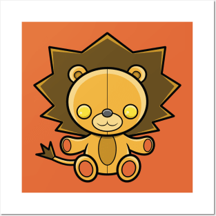 Cute Lion Posters and Art